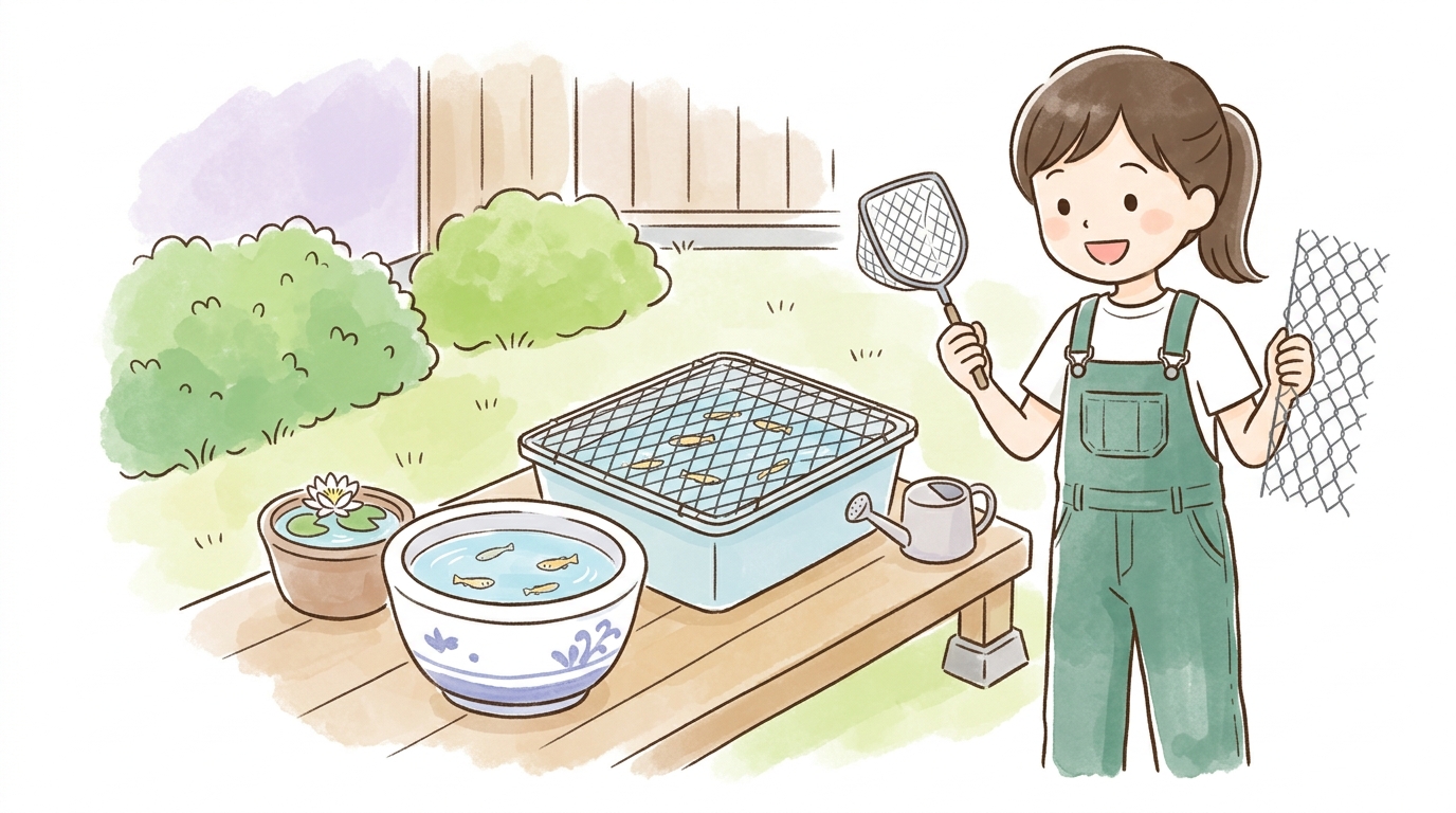 ハクビシンのメダカ食害を防ぐ対策の基本