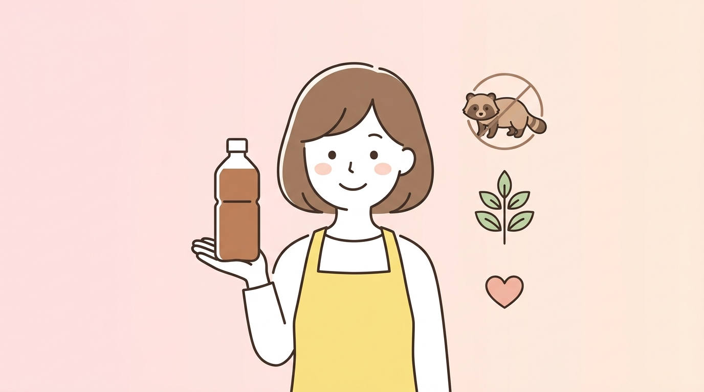 木酢液をハクビシン対策に活用する5つのメリット