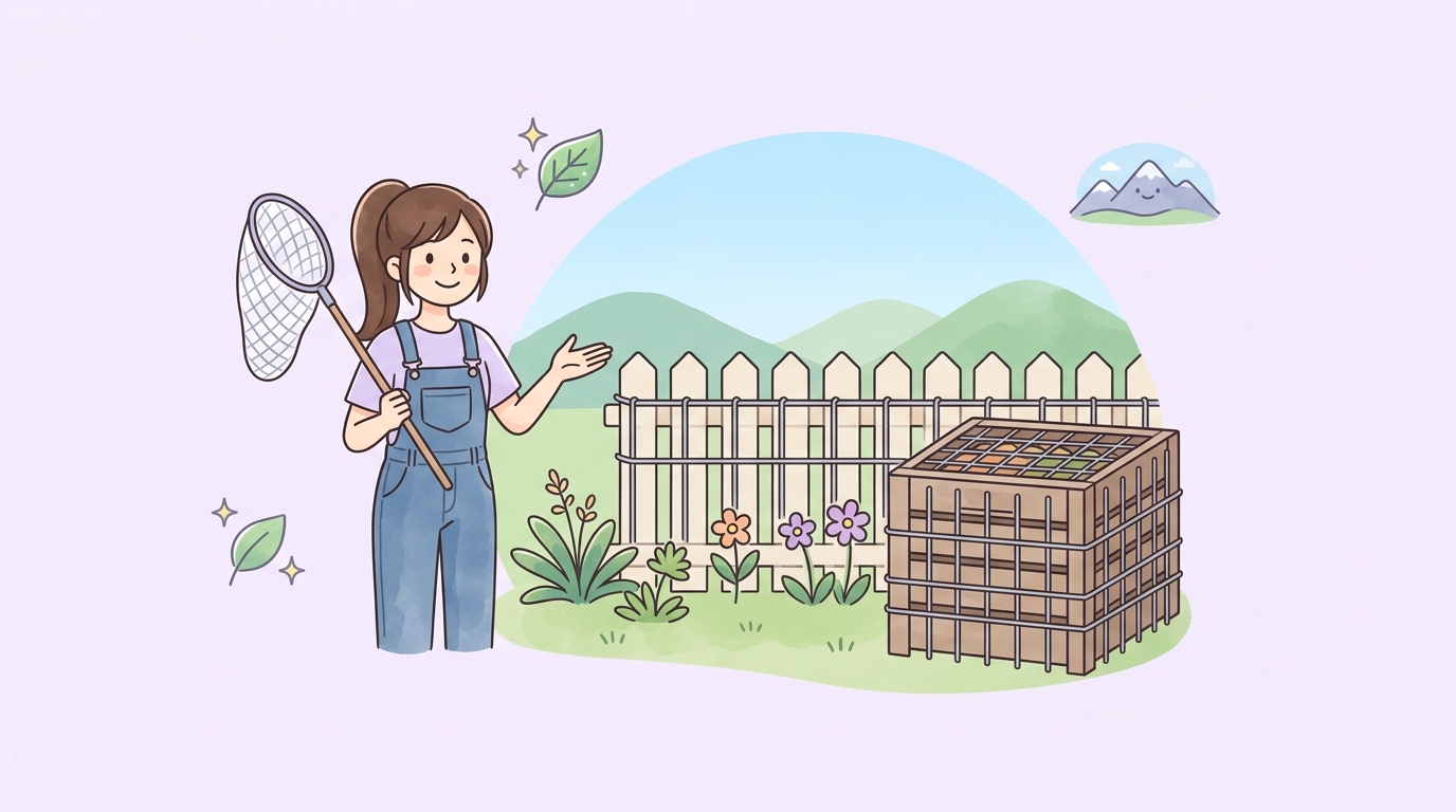 ハクビシンを寄せ付けない環境整備