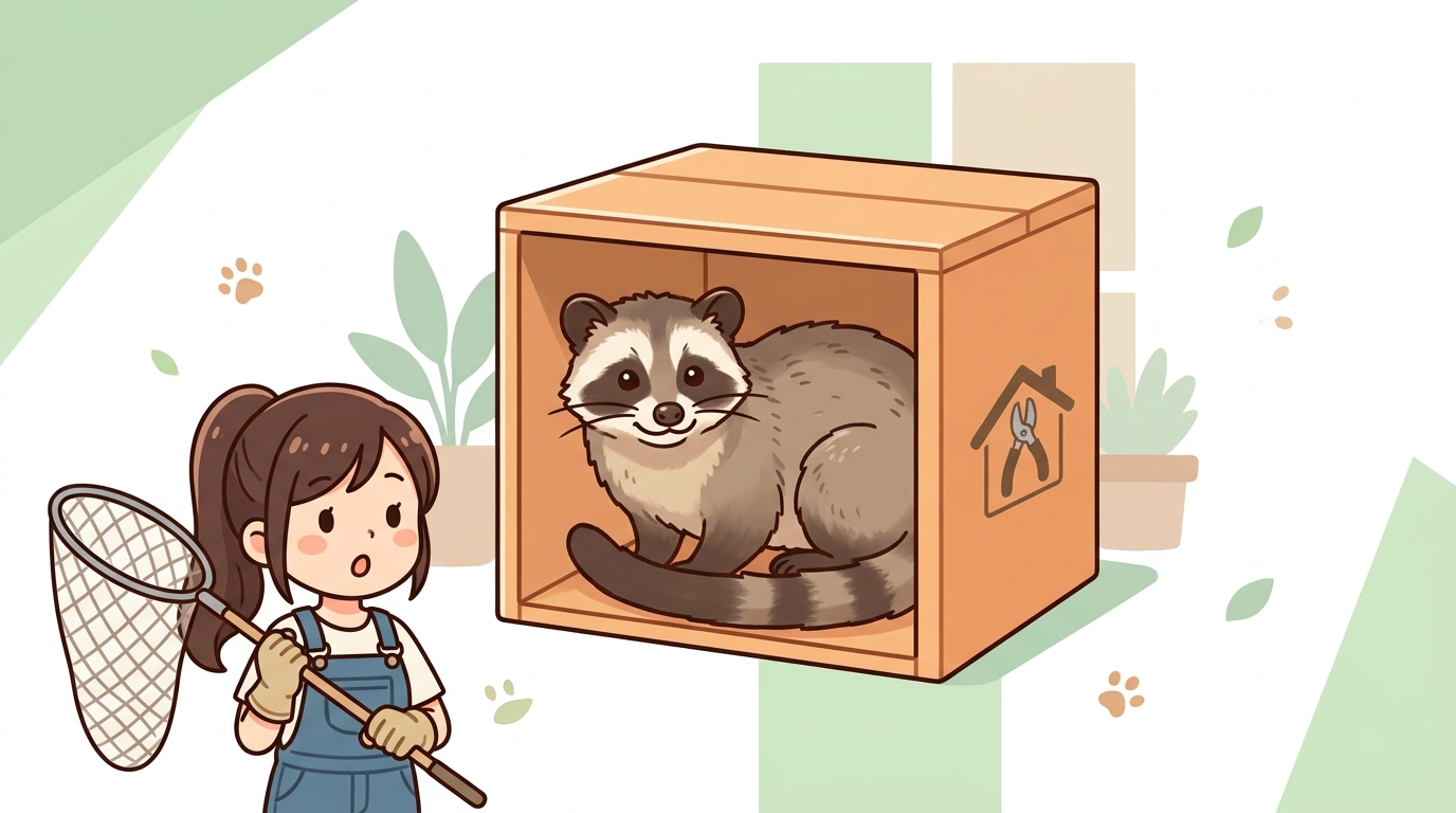 専門業者にハクビシンを任せるメリット5つ