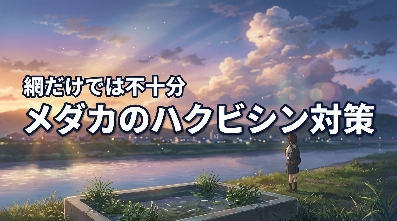 ハクビシンのメダカ対策は網だけでは不十分！確実に食害を防ぐ環境作りの正解