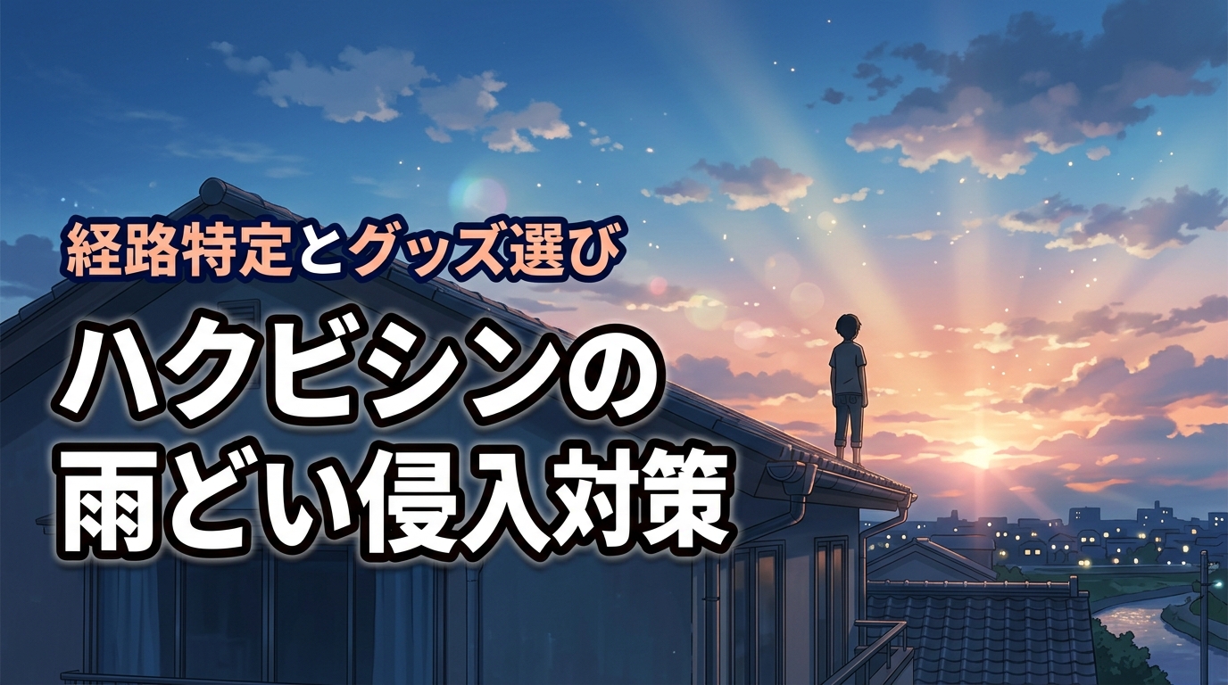 雨どいがハクビシンの侵入経路に？特定方法と失敗しない対策グッズの選び方