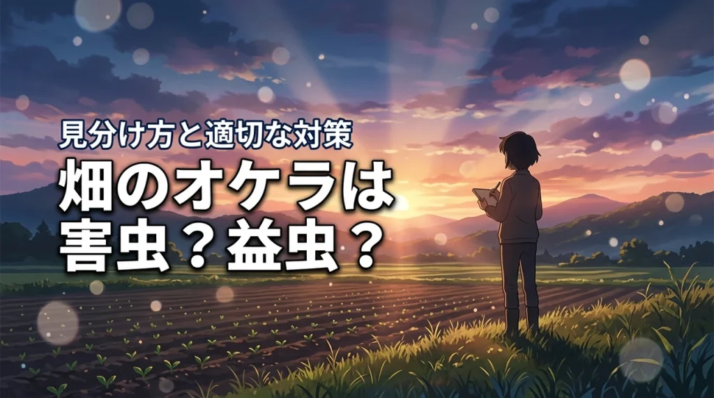 畑のオケラは害虫なの？益虫との違いや見分け方、適切な対処法を専門家が解説