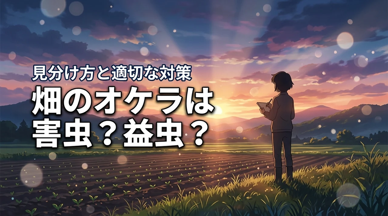 畑のオケラは害虫なの?益虫との違いや見分け方、適切な対処法を専門家が解説