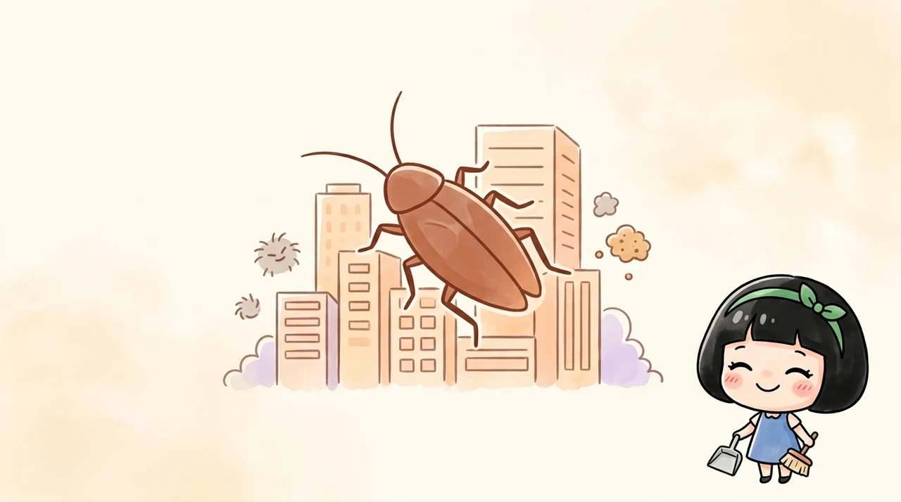 都市部のゴキブリ発生リスクが高い要因